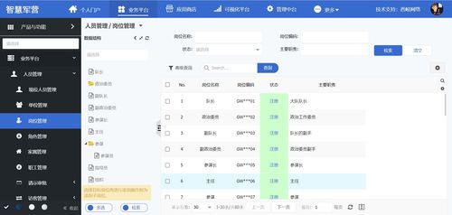 智慧军营人员信息管理系统